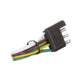 4-Way Flat Connector 12in, Trailer Side