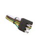 4-Way Flat Connector 12in, Trailer Side