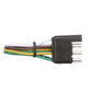 4-Way Flat Connector 12in, Trailer Side