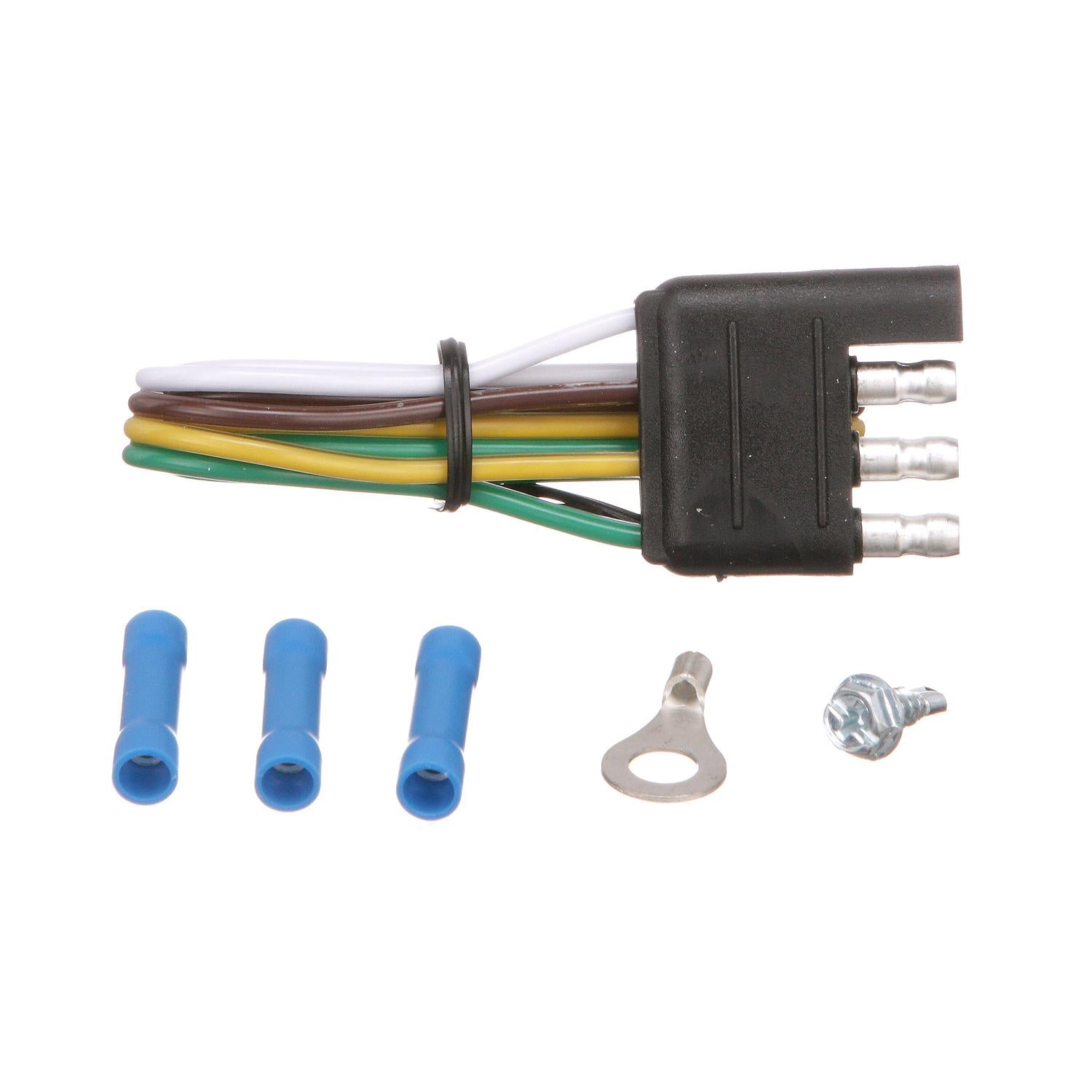4-Way Flat Connector 12in, Trailer Side