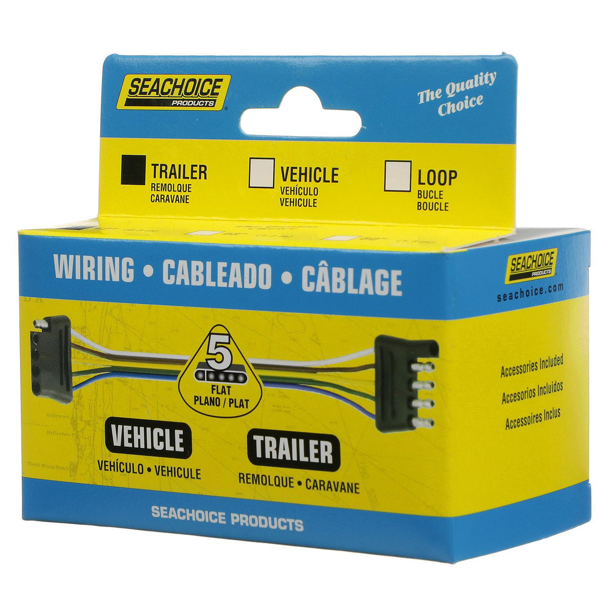 RV 5-Way Flat Connector, 12in