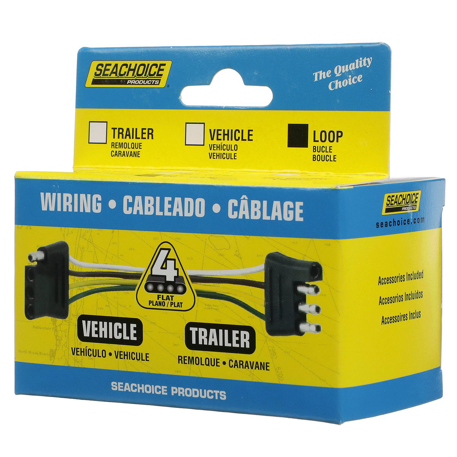 4-Way Flat Trailer Harness 60in
Car & Trailer Side Loop