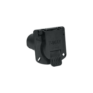 7-Way Round RV Style Trailer Connector, Car Side