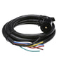 7-Way Trailer Wiring 8ft Cable w/ 7-Way Molded Connector
