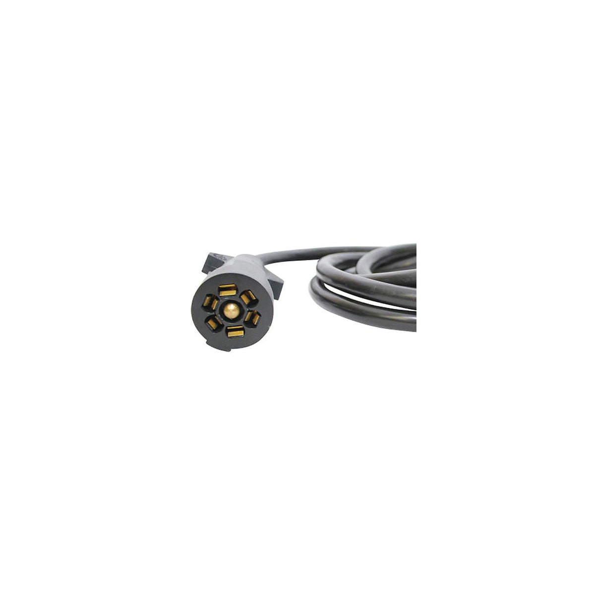 7-Way Trailer Wiring 8ft Cable w/ 7-Way Molded Connector