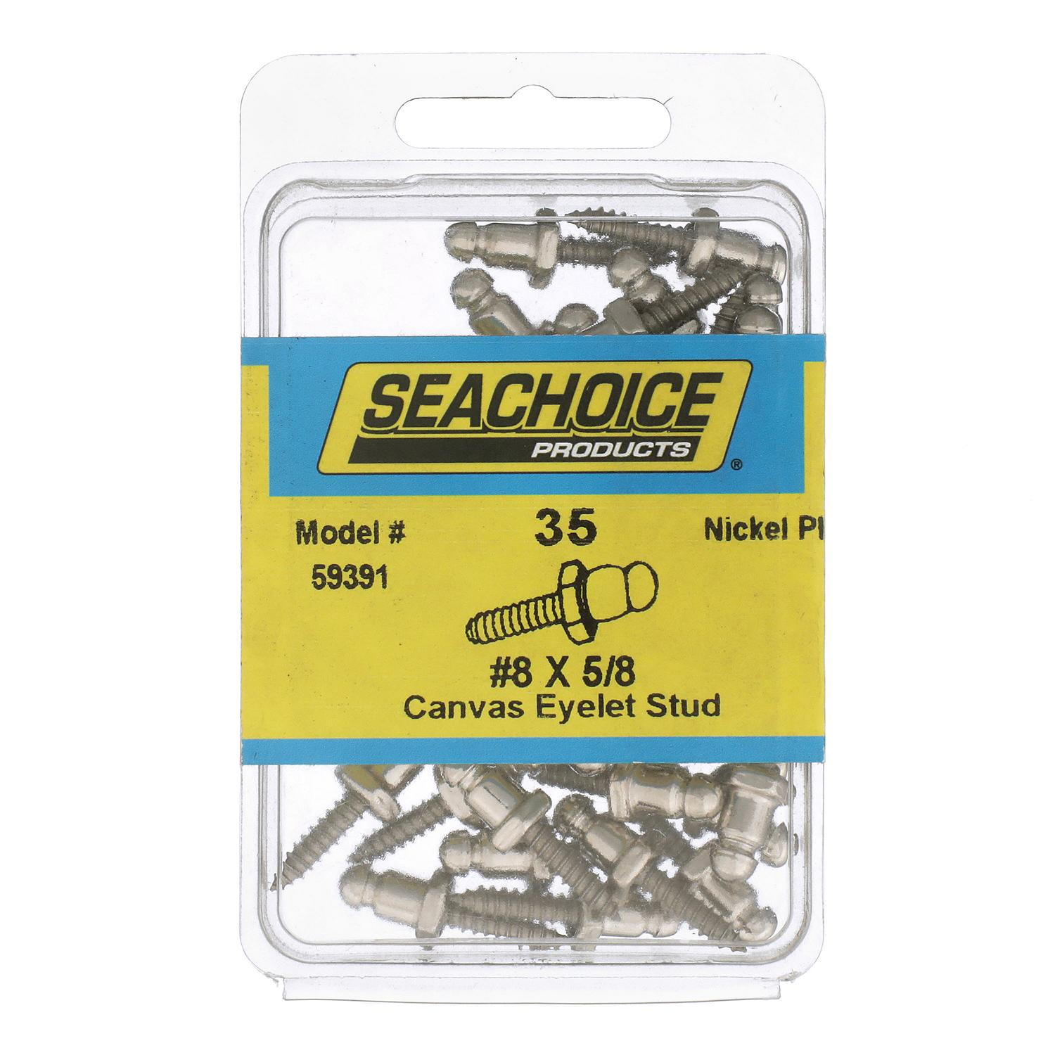 Eyelet Stud w/ Tapping Screw, #8 x 5/8in, 35/PK