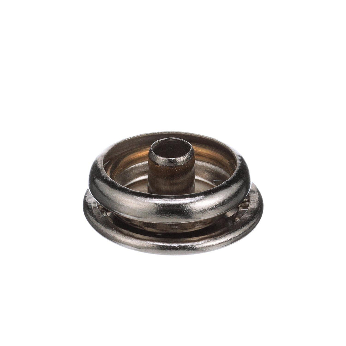 Stainless Steel Button Socket w/ Barrel, 1/4in, 40 Sets