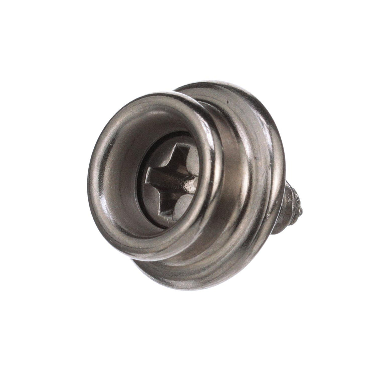 Stainless Steel Button Stud w/ Tapping Screw, #8 x 3/8in, 40/PK