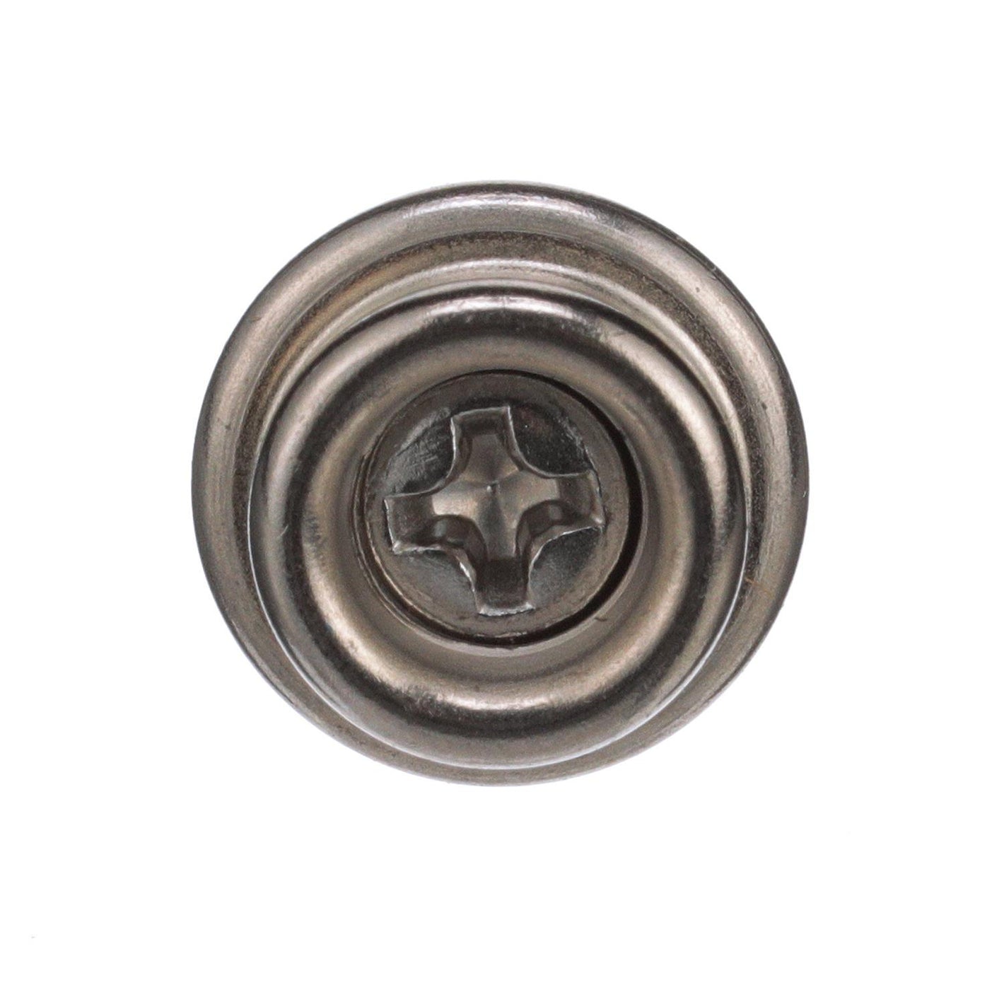 Stainless Steel Button Stud w/ Tapping Screw, #8 x 5/8in, 40/PK
