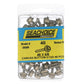 Stainless Steel Button Stud w/ Tapping Screw, #8 x 5/8in, 40/PK
