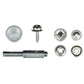 Nickel Plated Brass Canvas Snap Kit w/ Tool - 48 Piece