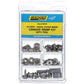 Nickel Plated Brass Canvas Snap Kit w/ Tool - 48 Piece