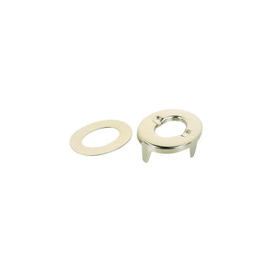 Twist Eyelets w/ 4 Prong Base & Washers, 4/PK