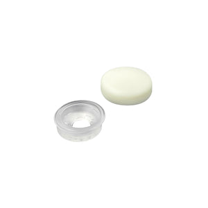 Screw Caps, Cream, Fits #10 & #12, 6/PK