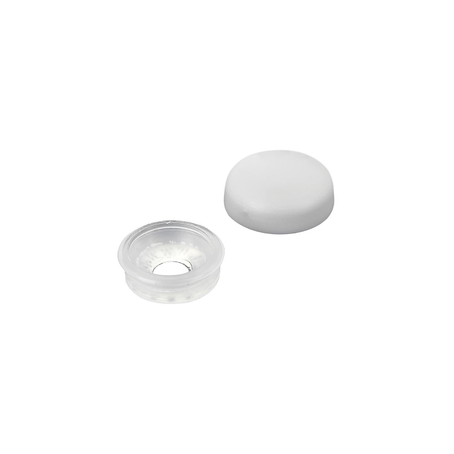 Screw Caps, AlumTone, Fits #6 & #8, 6/PK
