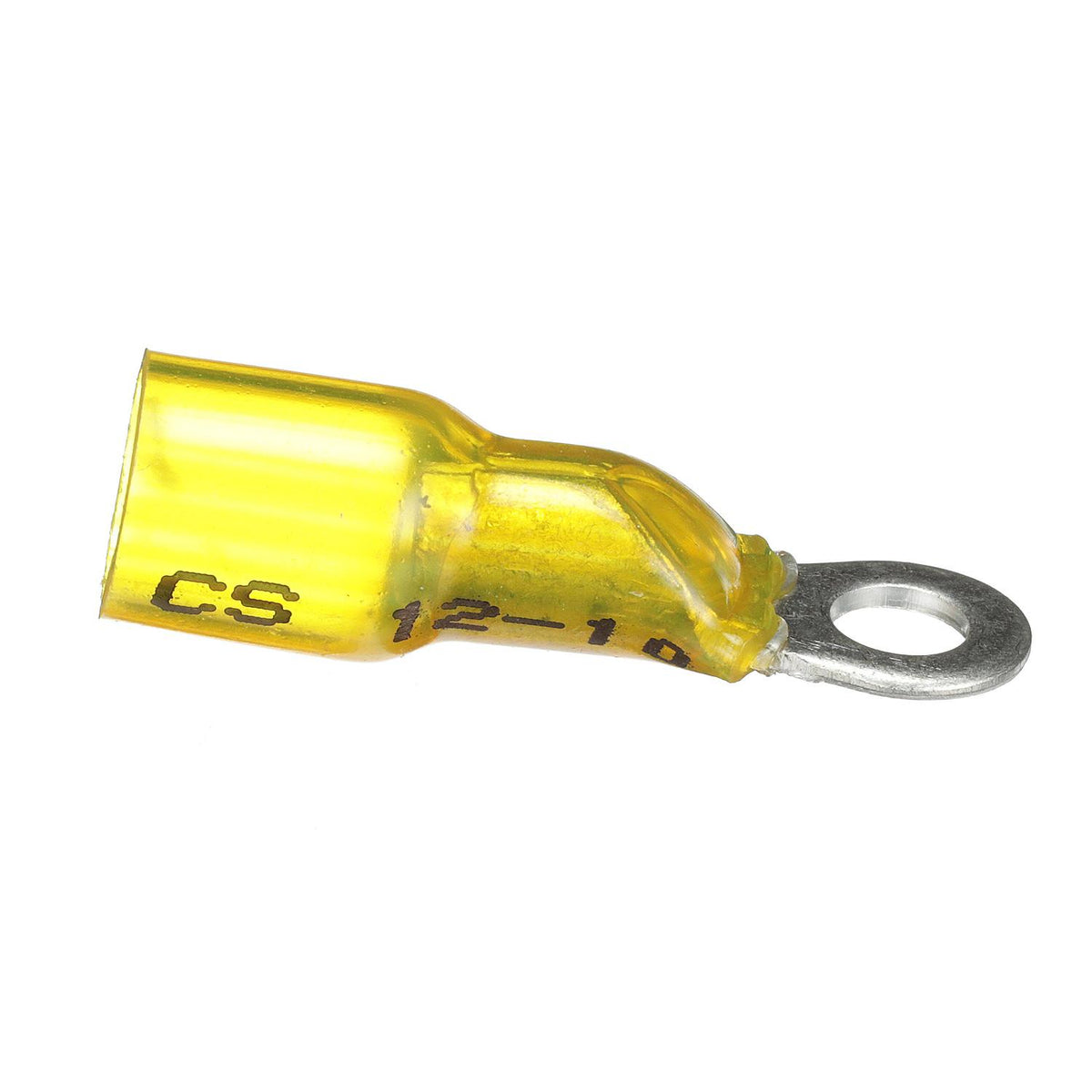 12-10 3/8in Heat Shrink Ring Terminals, 25/PK