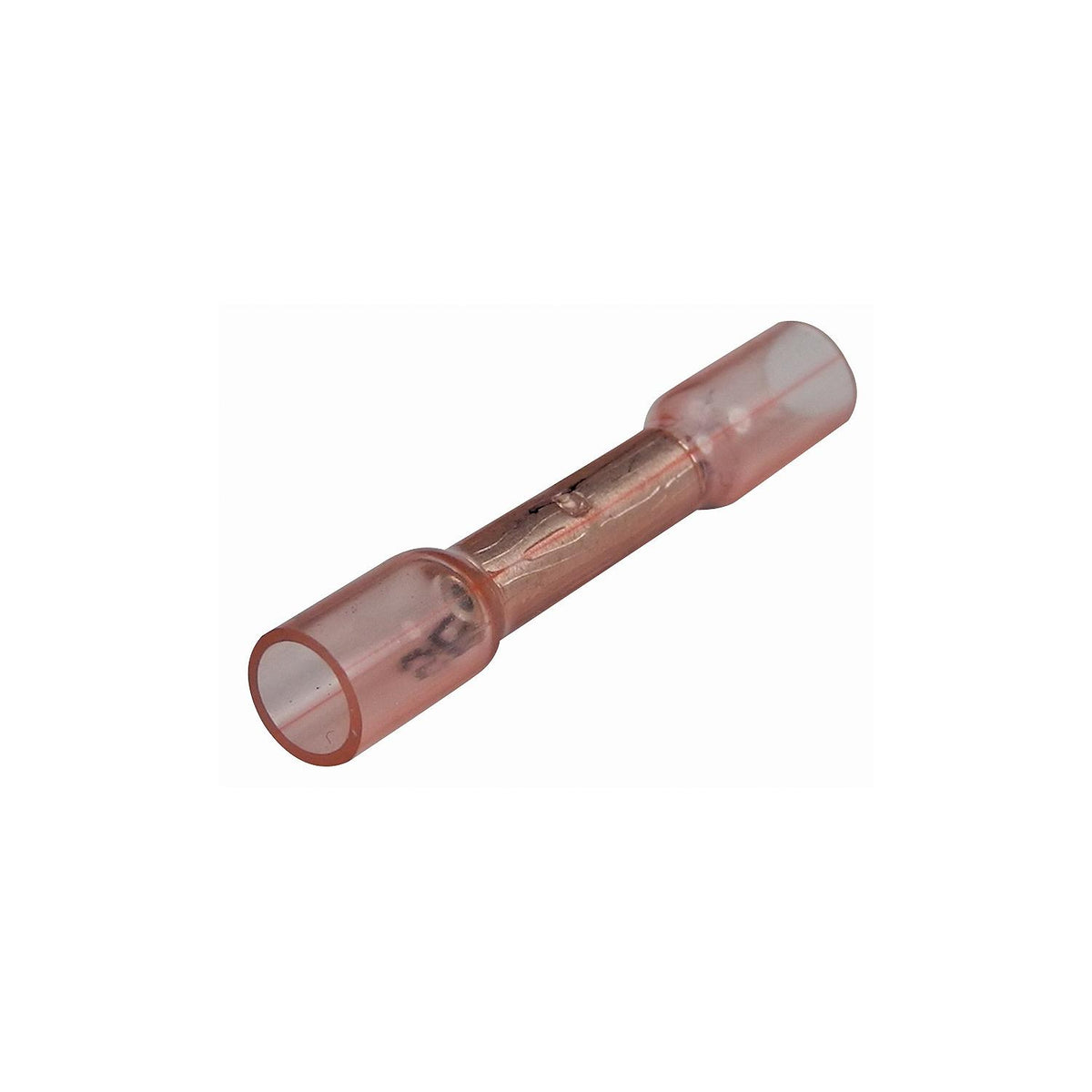 22-18 Heat Shrink Butt Connectors, Red, 500/PK