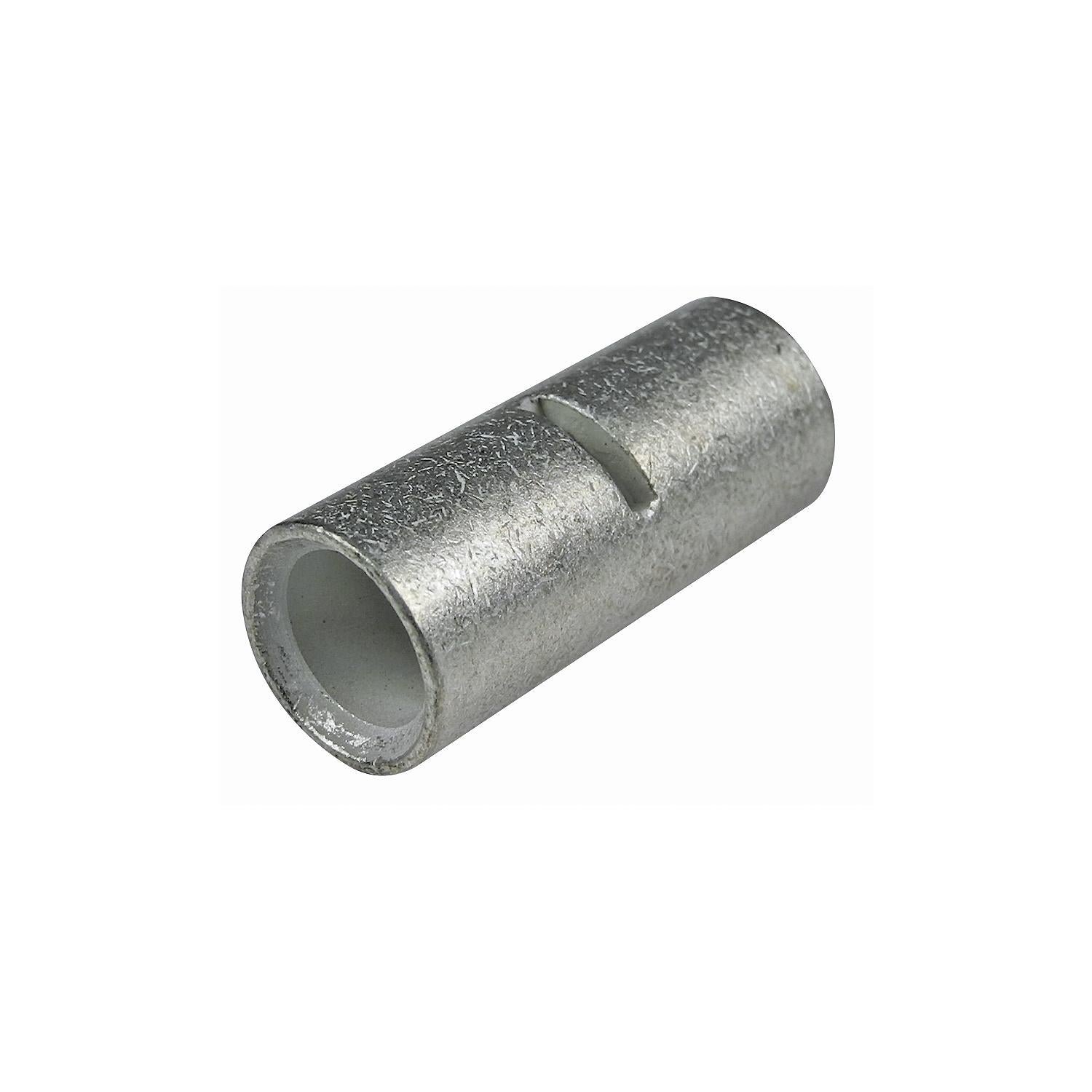 4 Gauge Brazed Non-Insulated Butt Connectors, 25/PK