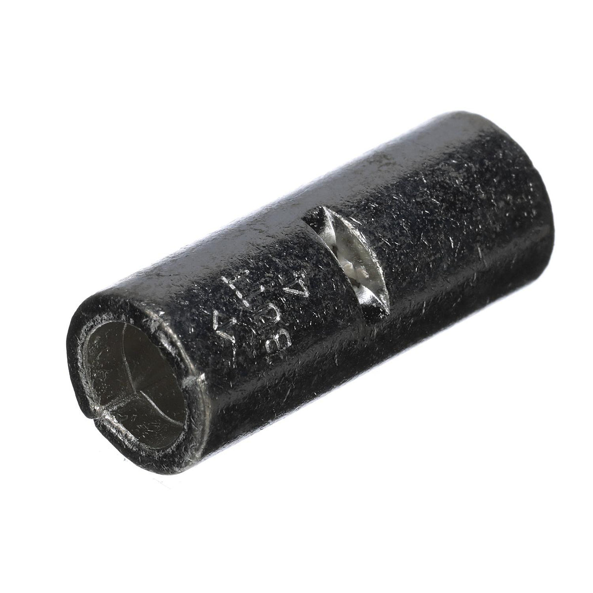 4 Gauge Brazed Non-Insulated Butt Connectors, 25/PK