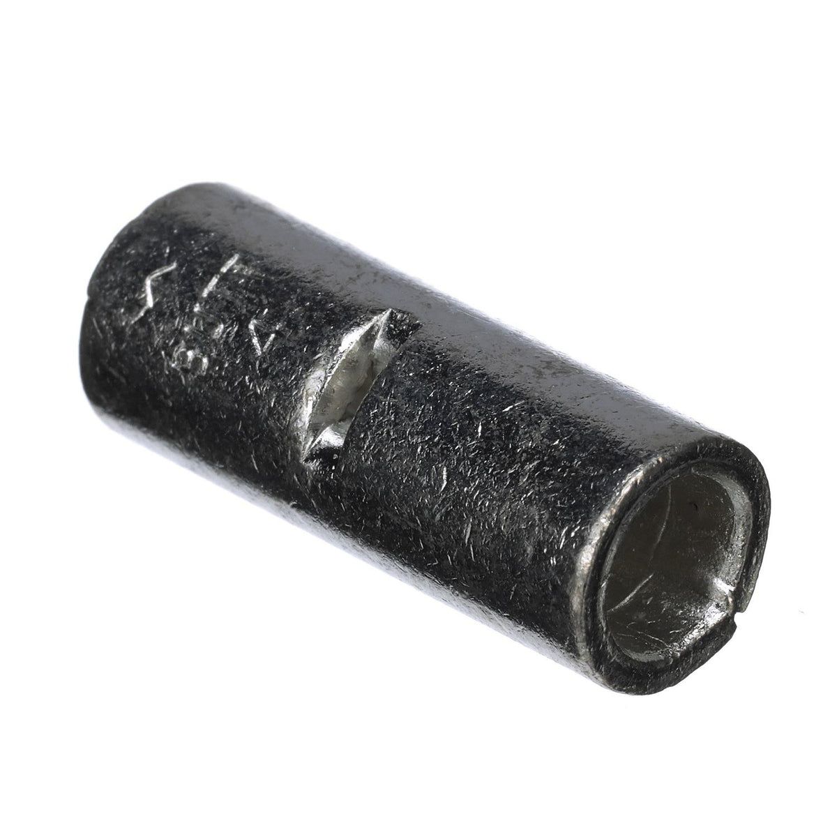 4 Gauge Brazed Non-Insulated Butt Connectors, 25/PK
