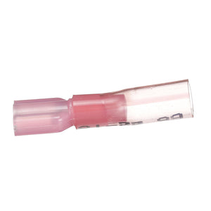 3-to-1 Heat Shrink Insulated Quick Disconnect, 22-18 Ga, 0.250in Female, Red, 25/PK