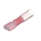 3-to-1 Heat Shrink Insulated Quick Disconnect, 22-18 Ga, 0.250in Female, Red, 25/PK