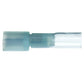 3-to-1 Heat Shrink Insulated Quick Disconnect, 16-14 Ga., 0.250in Male, Blue, 25/PK