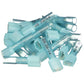 3-to-1 Heat Shrink Insulated Quick Disconnect, 16-14 Ga., 0.250in Male, Blue, 25/PK