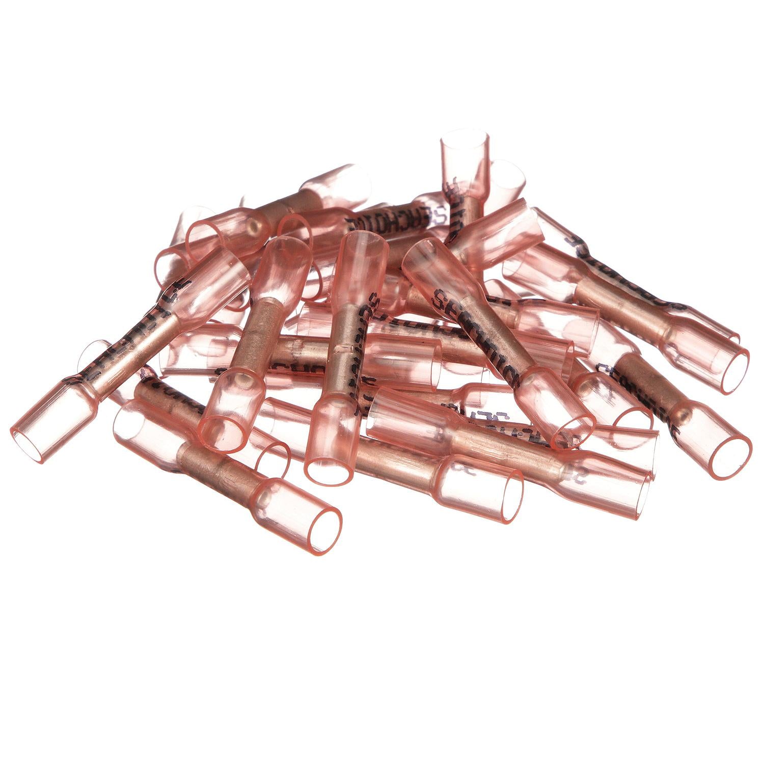 22-18 Heat Shrink Butt Connectors, 100/PK