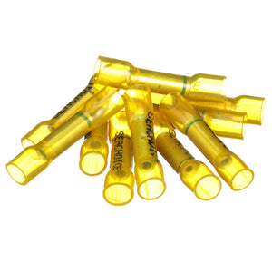 16-14/12-10 Step Down 3-To-1 Heat Shrink Butt Connectors, 10/PK