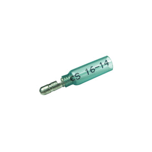 16-14  Gauge Insulated Heat Shrink Bullet Terminals, .176, Male, 25/PK