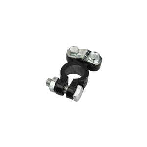 6 Gauge 2/0 Clamp style coated battery terminal, Black