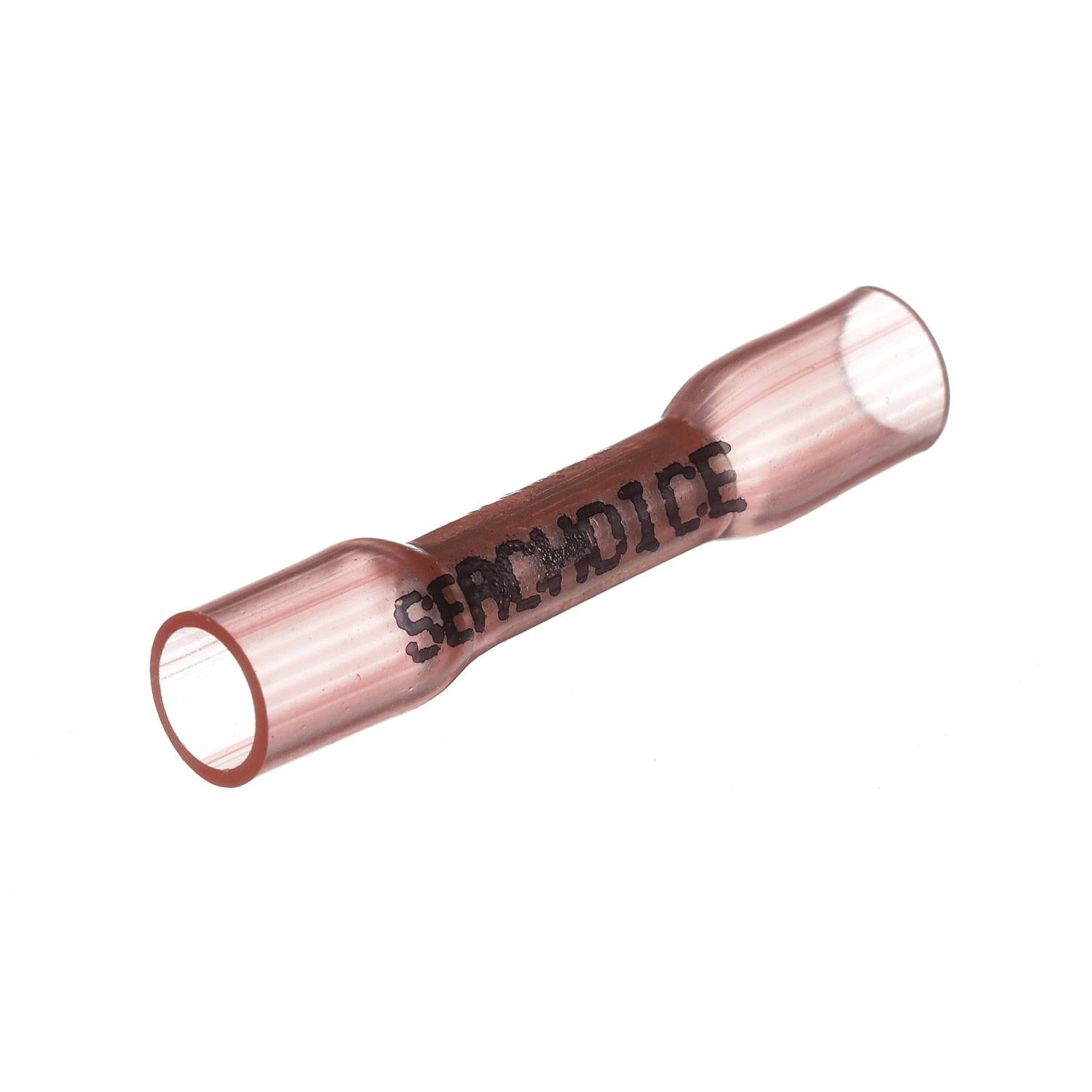 22-18 Heat Shrink Butt Connectors, Red, 500/PK