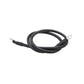 Tinned Copper Battery Assembly, 2 AWG, Black, 4ft