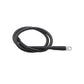 Tinned Copper Battery Assembly, 2 AWG, Black, 4ft