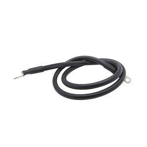 Tinned Copper Battery Assembly, 2 AWG, Black, 4ft