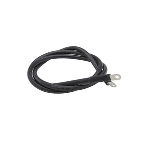 Tinned Copper Battery Assembly, 2 AWG, Black, 6ft