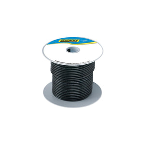 Tinned Copper Marine Wire, 4 AWG, Black, 50ft