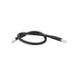 Tinned Copper Battery Assembly, 4 AWG, Black, 2ft