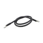 Tinned Copper Battery Assembly, 4 AWG, Black, 6ft