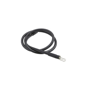 Tinned Copper Battery Assembly, 4 AWG, Black, 6ft