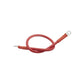 Tinned Copper Battery Assembly, 4 AWG, Red, 2ft
