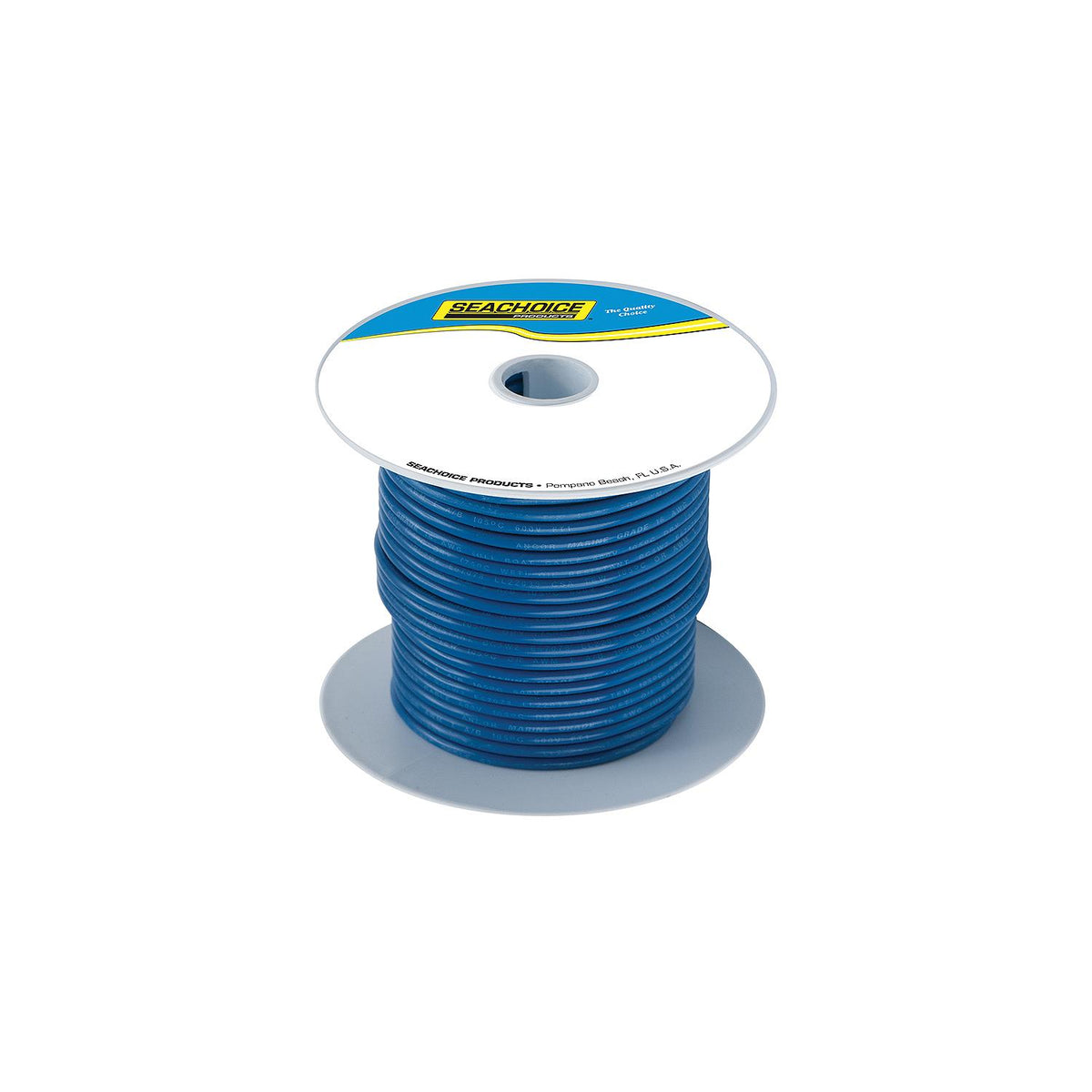 Tinned Copper Marine Wire, 16 AWG, Dark Blue, 100ft