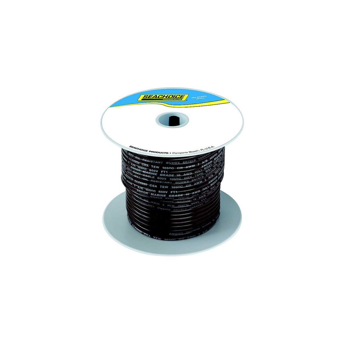 Tinned Copper Marine Wire, 16 AWG, Brown, 100ft