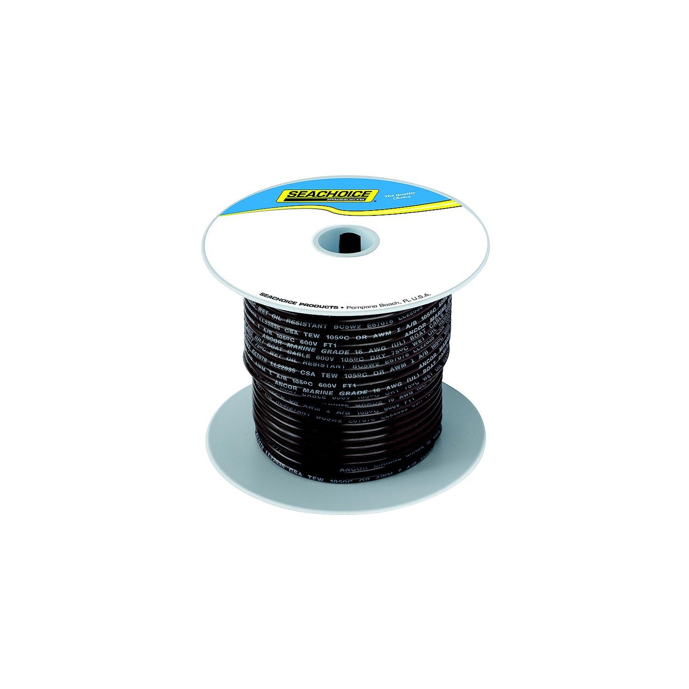 Tinned Copper Marine Wire, 14 AWG, Brown, 100ft