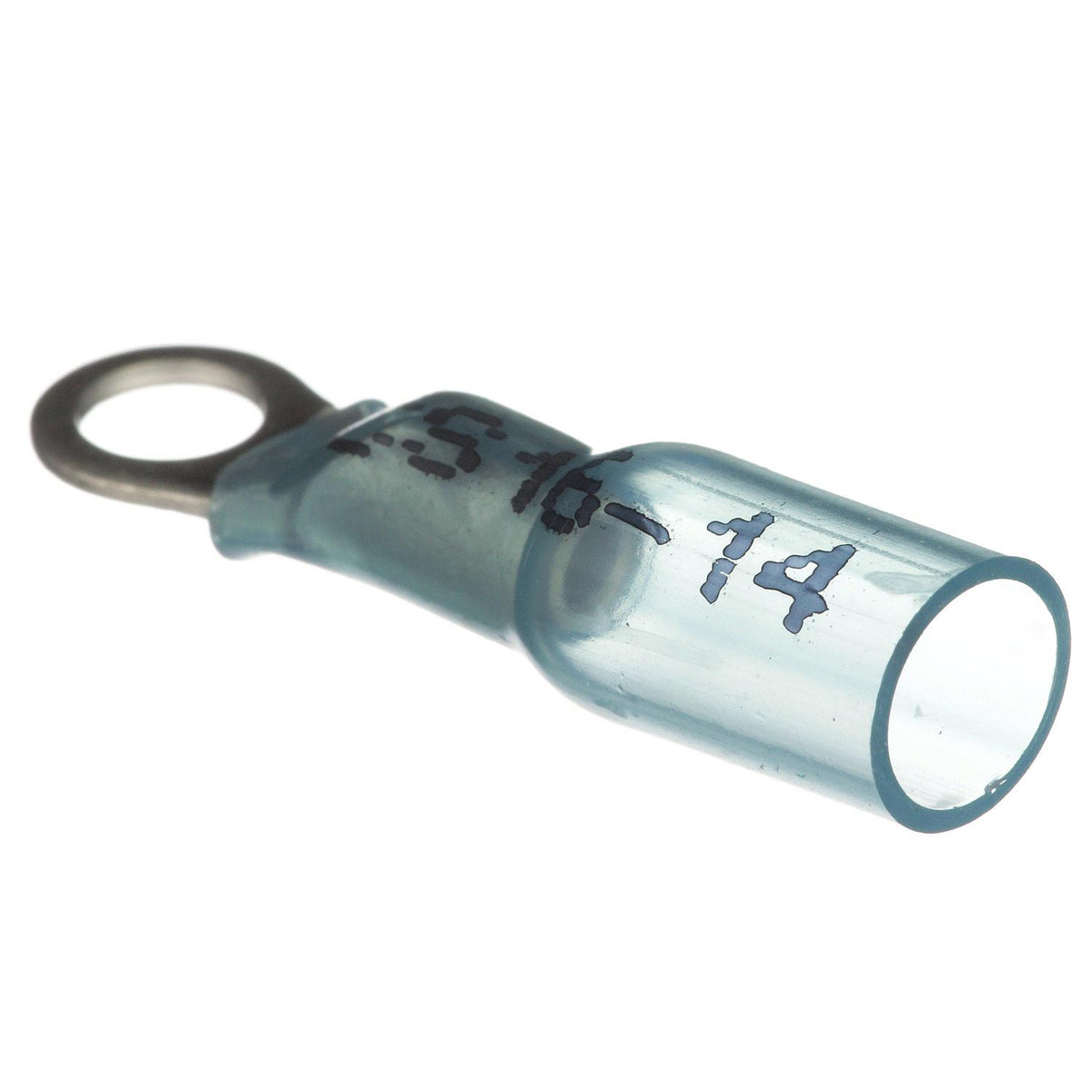 16-14 #10 Heat Shrink Ring Terminals, 100/PK