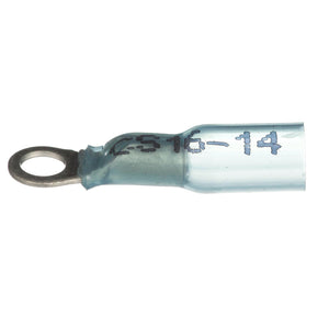 16-14 #10 Heat Shrink Ring Terminals, 100/PK