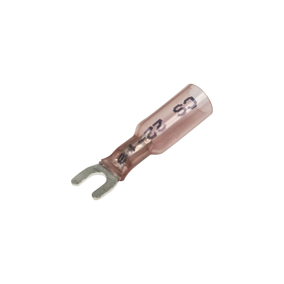 3-To-1 Heat Shrink Spade Terminal, 22-18 Ga., #6 Stud, 25/PK