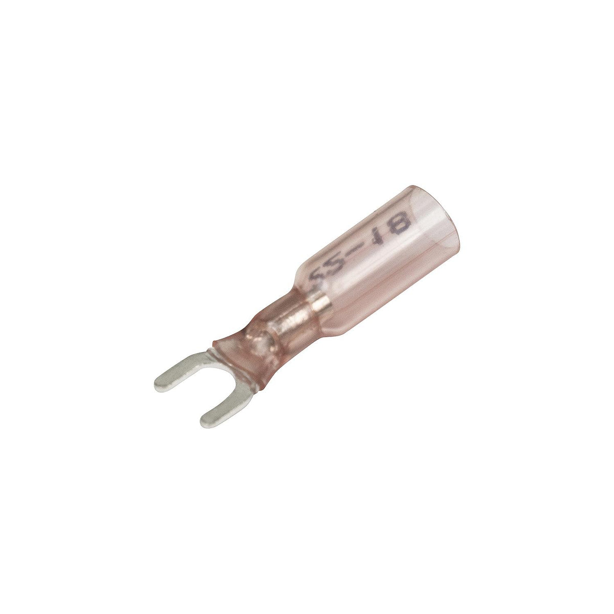 3-To-1 Heat Shrink Spade Terminal, 22-18 Ga., #10 Stud, 25/PK