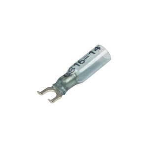3-To-1 Heat Shrink Spade Terminal, 16-14 Ga., #8 Stud, 25/PK